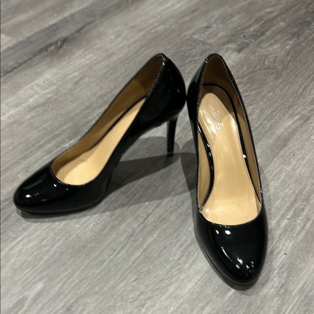 Black Patent Leather Pumps